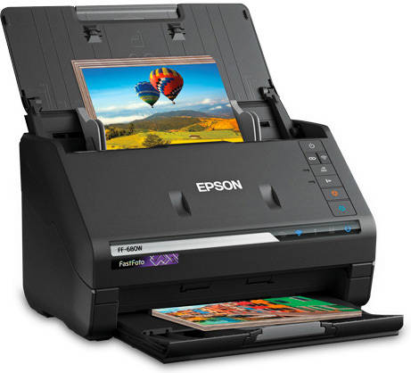 Escaner EPSON FF-680W - B11B237401 (Fotográfia, WiFi, Alimentador automático)