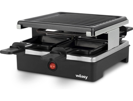 Maquina De Raclette y grill weasy luga40 600 negro parrilla