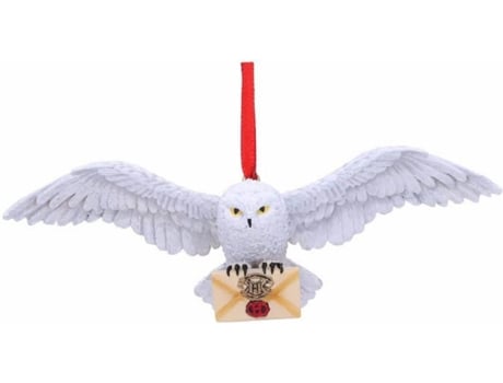 Adorno Navidad Nemesis now hedwig harry potter decorativo para colgar 13 cm color