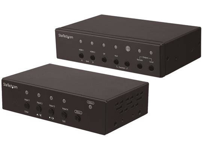 Extensor AV STARTECH Multi Entrada HDBaseT con Switch