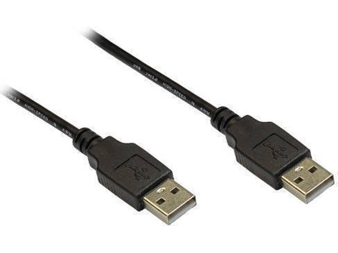 Cable USB ALCASA (USB - 1 m - Negro)