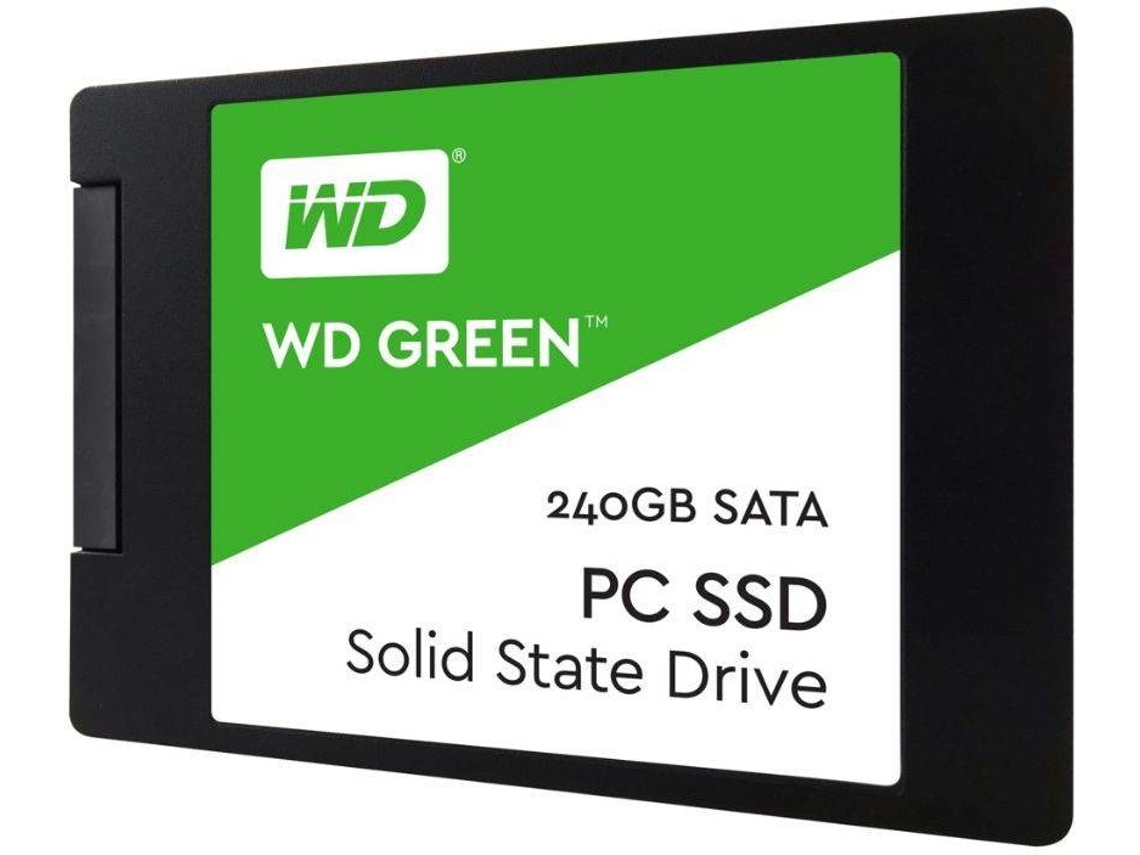 Disco SSD Interno WESTERN DIGITAL Green 3D WDS240G2G0A (240 GB - SATA - 545 MB/s)