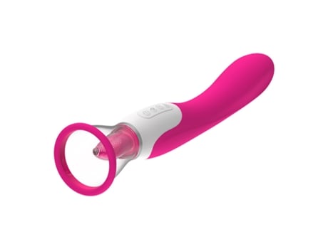 Vibrador de masaje de lengua con calefacción multifrecuencia para mujeres (rosa) VEANXIN