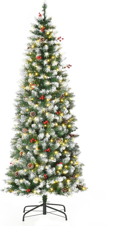 Árbol de Navidad HOMCOM PVC 183cm (Verde)