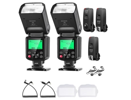 Kit Flash Ttl con Gatillos + Accesorios para Nikon