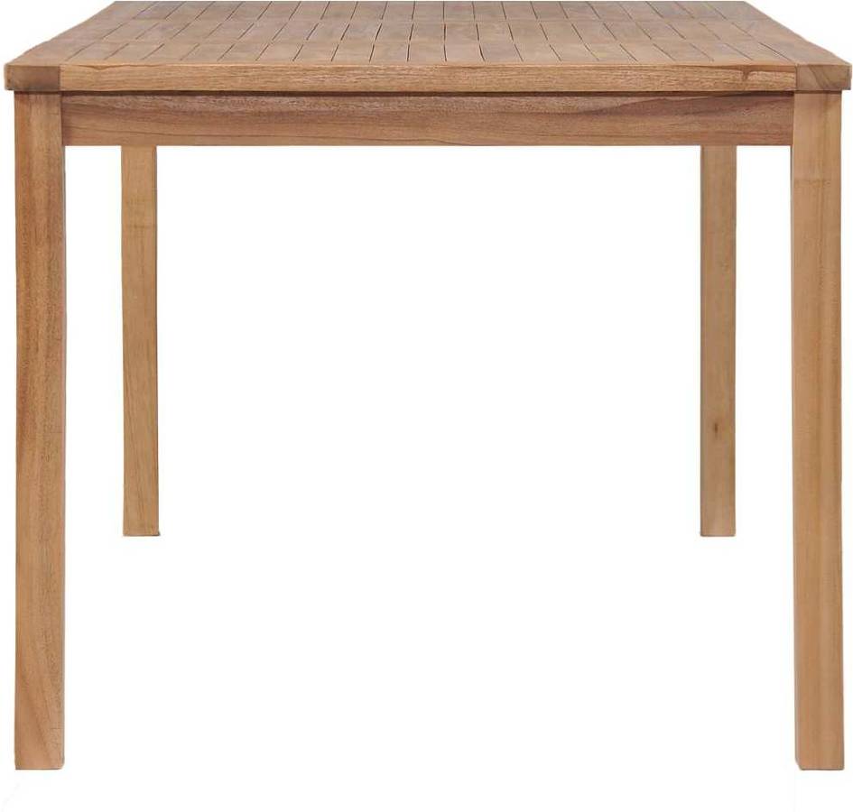 Mesa de jardín VIDAXL madera teca maciza (150x90x77 cm)