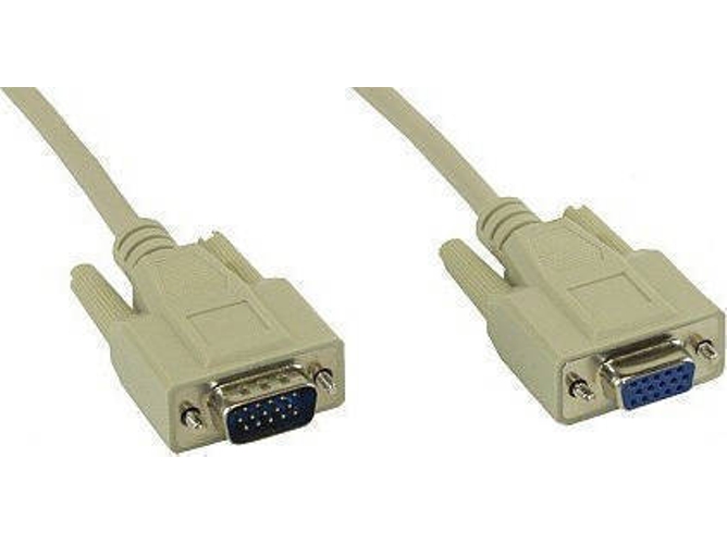 Cable de Vídeo INLINE (VGA - 1 m - Beige)