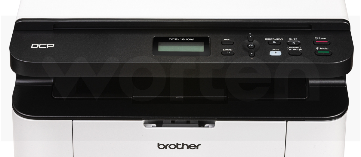 Impresora BROTHER Láser Mono DCP-1610W (Multifunción - Láser Mono