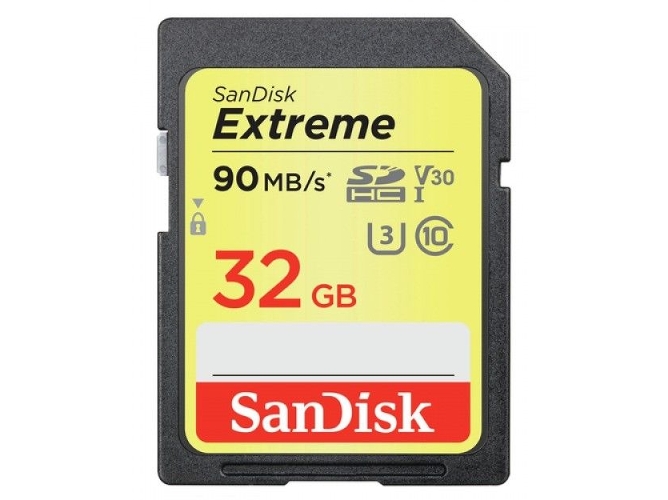 Tarjeta SD SANDISK 32GB 90MB V30 U3 2U