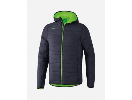 Chaqueta para Niños ERIMA Outdoor Basics (Gris y Verde - 6 ans)