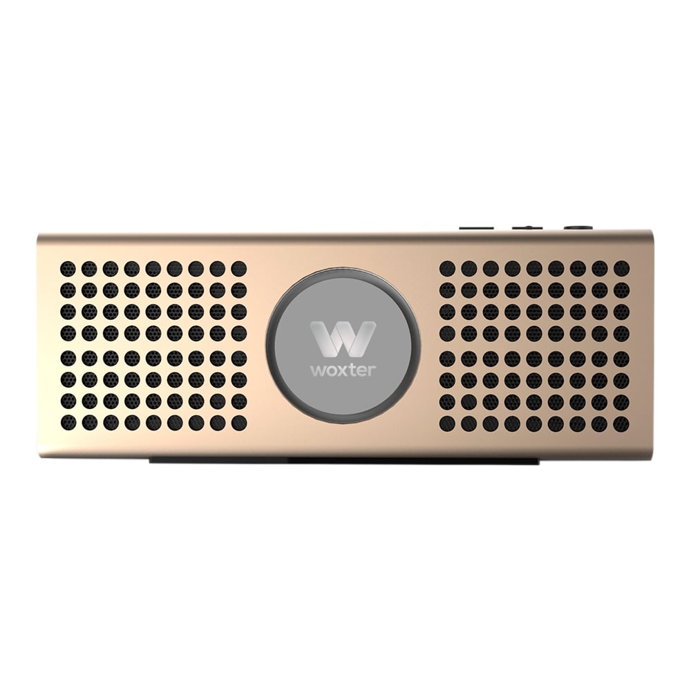 Altavoz Bluetooth WOXTER Big Bass Bt-20 (Dorado - 10 W - Alcance: 10 m - Autonomía: 8 h)