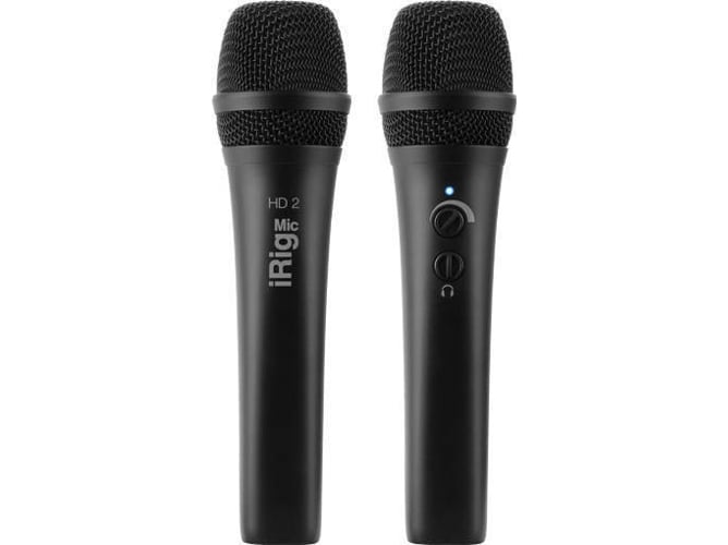 Microfóno Condensador IK MULTIMEDIA iRig Mic HD 2 (Con Cable - Frecuencia: 20Hz-20 kHz)