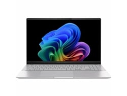 Laptop ASUS Vivobook S 15 OLED S5507QA-MA012W (16 GB RAM - Plateado - 512 GB SSD - 15,6" - Enchufe EU - Qwerty Español - Qualcomm Snapdragon)