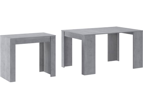 Mesa Consola Skraut home gris cemento aglomerado 90x50x78