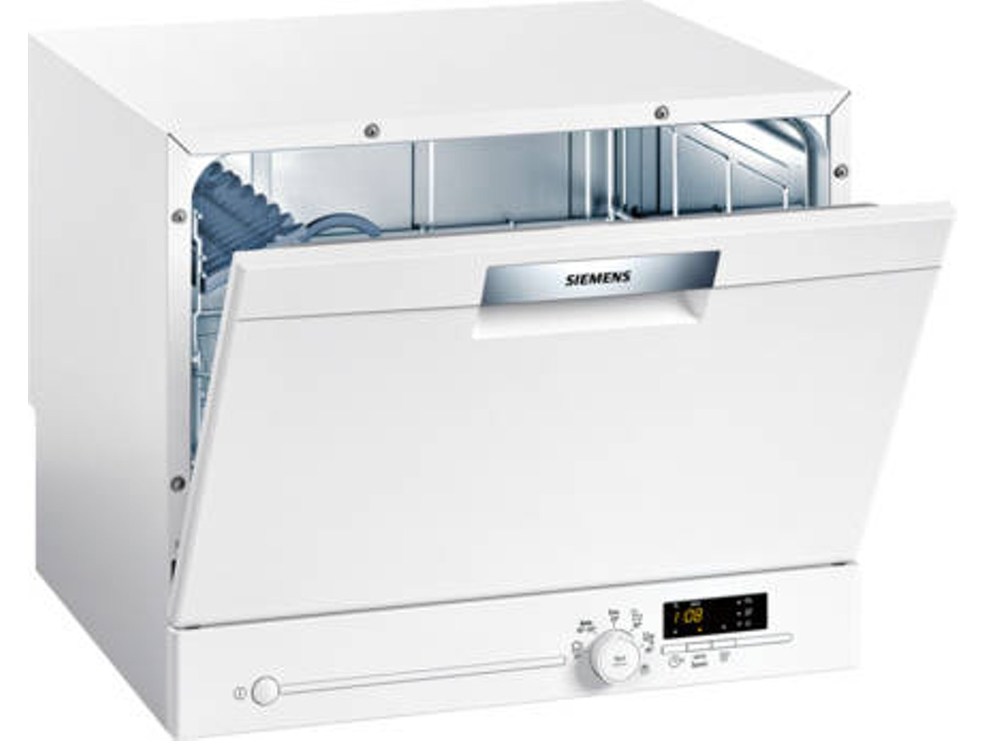 Lavavajillas Integrable SIEMENS SK26E221EU (6 Cubiertos - 55.1 cm - Panel Blanco)