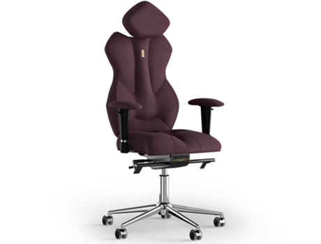 Silla de Escritorio Ergonomica KULIK SYSTEM Tejido Real (Azur - Violeta -130x50x50cm)