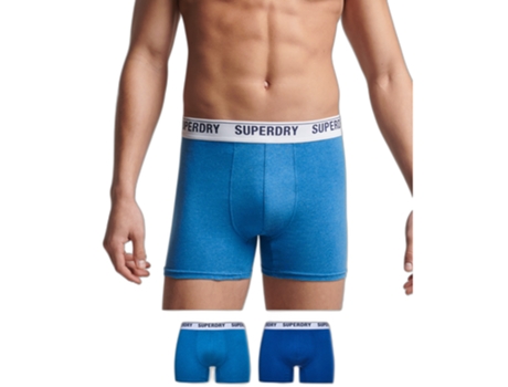 Juego de Boxers para Hombre SUPERDRY (S - Algodón - Multicolor)