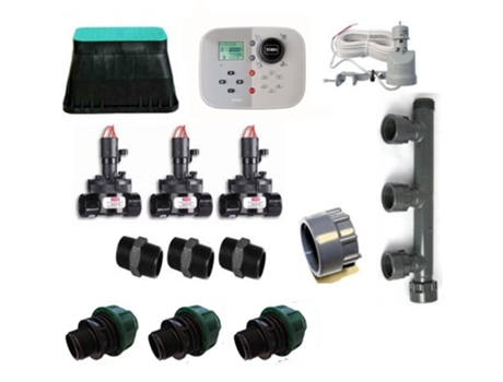 Kit de riego TORO Tempus 3 zonas 220V