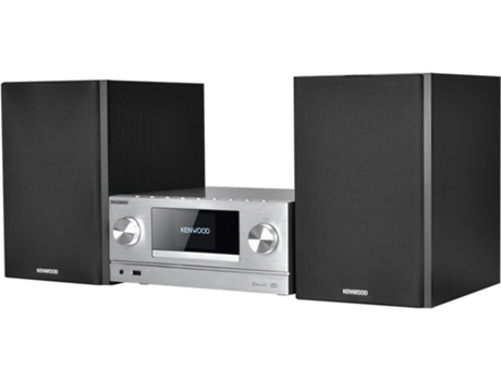 Kenwood M-9000S Minicadena de música para uso doméstico 50 W Plata