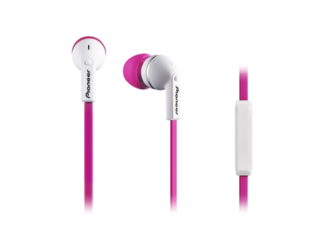 Auriculares con Cable PIONEER Se-Cl712T (In Ear - Micrófono - Rosa)