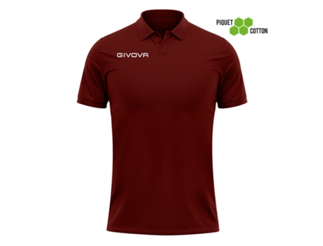 Polo Unisex GIVOVA Multicolor Rojo (3XL)