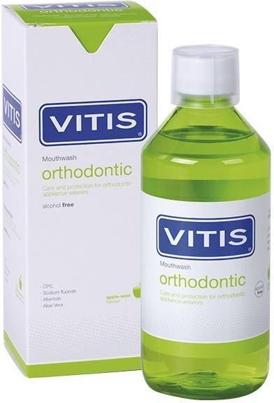 Enjuague Bucal VITIS Orthodontic Apple Mint Flavor (1000 ml)