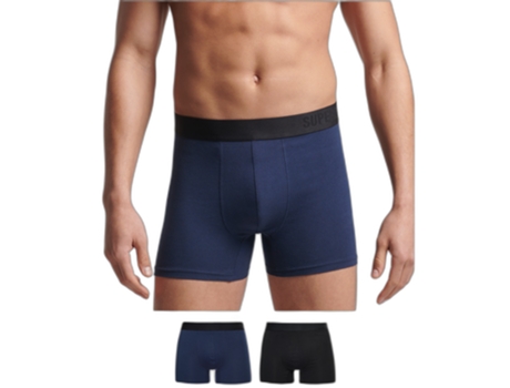 Boxers SUPERDRY Algodón Hombre (S - Negro)