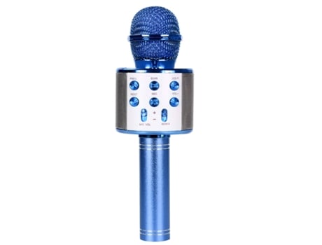 Micrófono de karaoke Bluetooth CO-PHÉNIX Azul