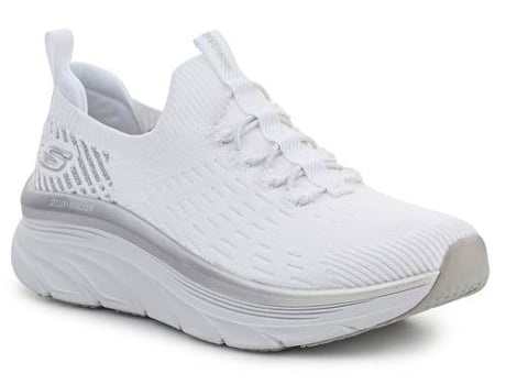 Zapatillas Deportivas SKECHERS Dlux Walker Let It Glow Mujer (Blanco - Tejido -41)