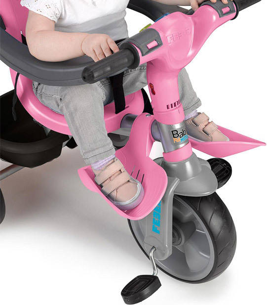 Triciclo FAMOSAFEBER Baby Plus Mmusic Rosa  (3 años)