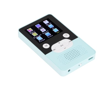 Reproductor MP3/MP4 Bluetooth YIZHOOD T9 1.8Inch HD calidad de sonido 8GB (Azul