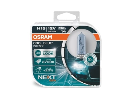 Kit 2 Lámparas H15 12V 5515W Cool Blue Intense® Next Gen Hcb OSRAM