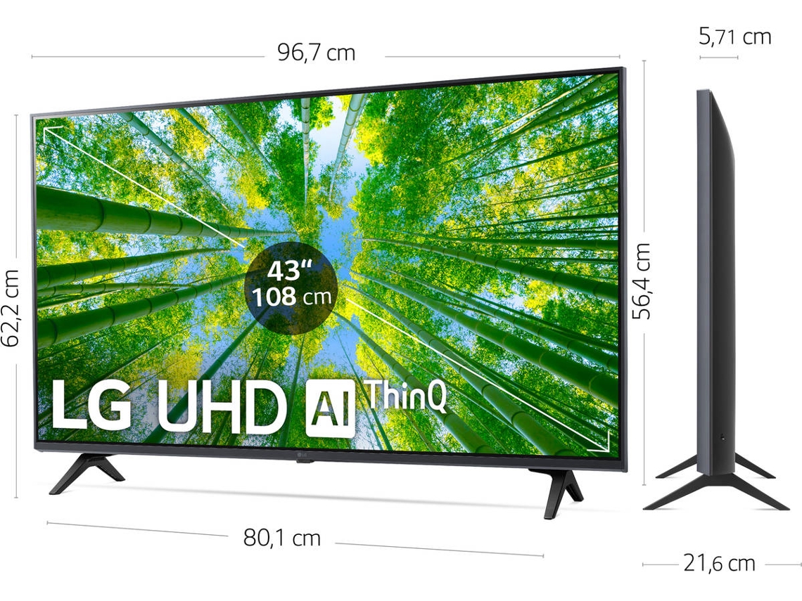 Tv Lg 43uq80006lb Led 43 109 Cm 4k Ultra Hd Smart Tv 5981