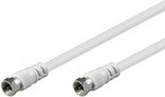 Mercodan Rg59 5m cable coaxial 5 hembrahembra blanco 1 piezas