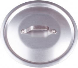 Pentole Agnelli Alma12928 tapa redonda pesada con puente aluminio profesional 3 mm 28 cm