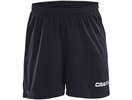 Pantalones para Hombre CRAFT Squad Solid Wb Negro para Fútbol (146 - 152 cm)