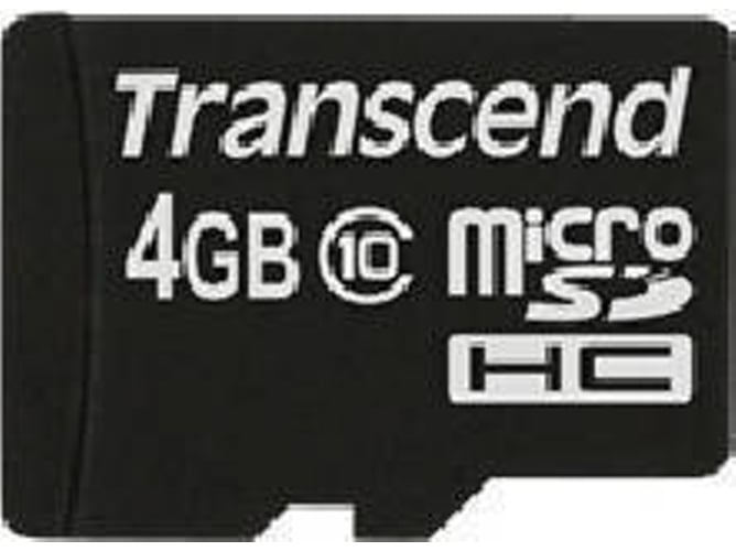 Tarjeta de Memoria SD TRANSCEND TS4GUSDC10