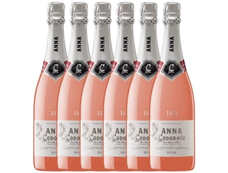 Espumante CODORNÍU Codorníu Anna De Codorníu Rosé Brut Cava (0.75 L - 6 unidades)