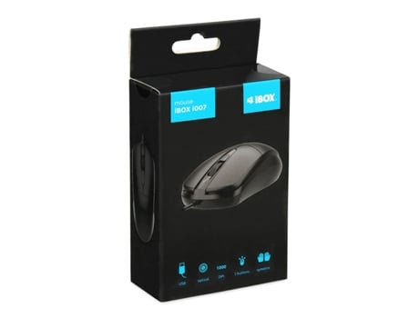 Ratón IBOX IMOF007 (Negro - USB)