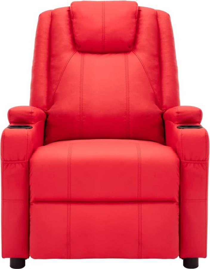 Sillón de Masaje VIDAXL 72 Reclinable Rojo