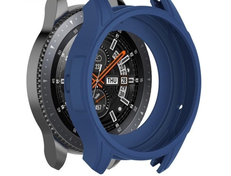 Carcasa de Reloj SLOWMOOSE de Silicona (Azul 46 Mm)