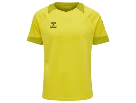 Camiseta de Hombre para Fútbol HUMMEL Lead Poly Amarillo (176 cm)