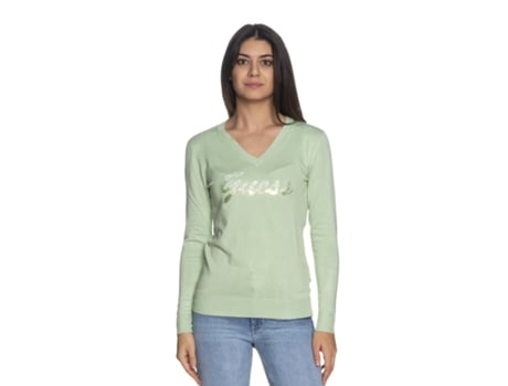 Camiseta GUESS (Mujer - Verde - XS)