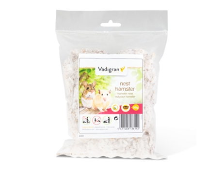 Fibras de Algodón Natural para Roedores QUIKO (Cantidad: 50 g)