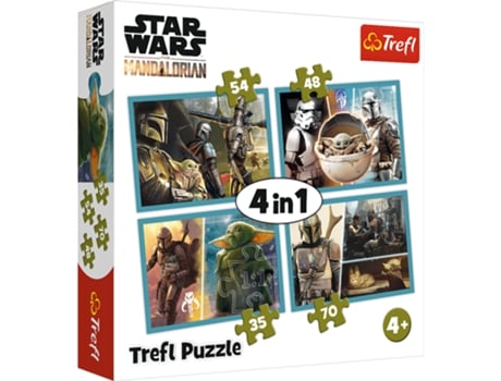 Puzzle TREFL Mandalorian rompecabezas 35 pieza(s) Televisión/películas