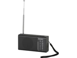 Radio Portátil SONY ICF-P37 (Negro - Analógico - FM/AM - Pilas)