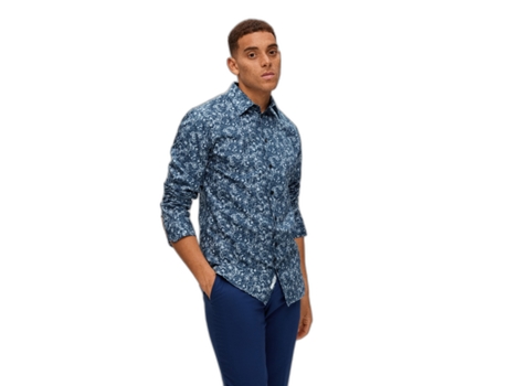 Camisa para Hombre SELECTED (XS - Multicolor)