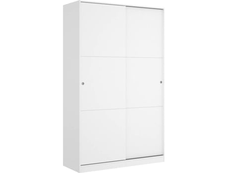 Homekit Armario 2 puertas correderas blanco brillo 120x204x50cm ropero dkit plus 120