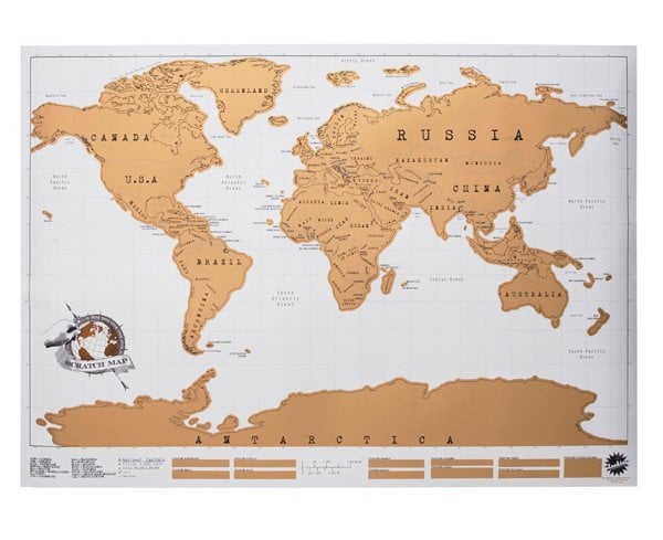 Mapa de Rascar LUCKIES OF LONDON Original Grande