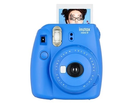 Cámara Fotográfica Instantánea SLOWMOOSE Instax Mini 9 Azul (20 Hojas)